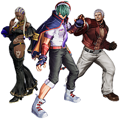 The King of Fighters XV character cutout